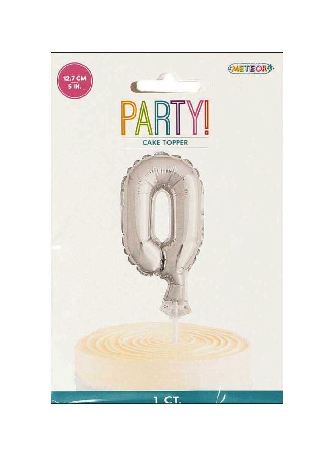 Unique Number 0 Design Cake Topper 5inch - Image 2