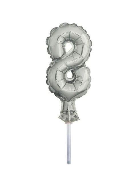 Number 8 Design Cake Topper 5inch
