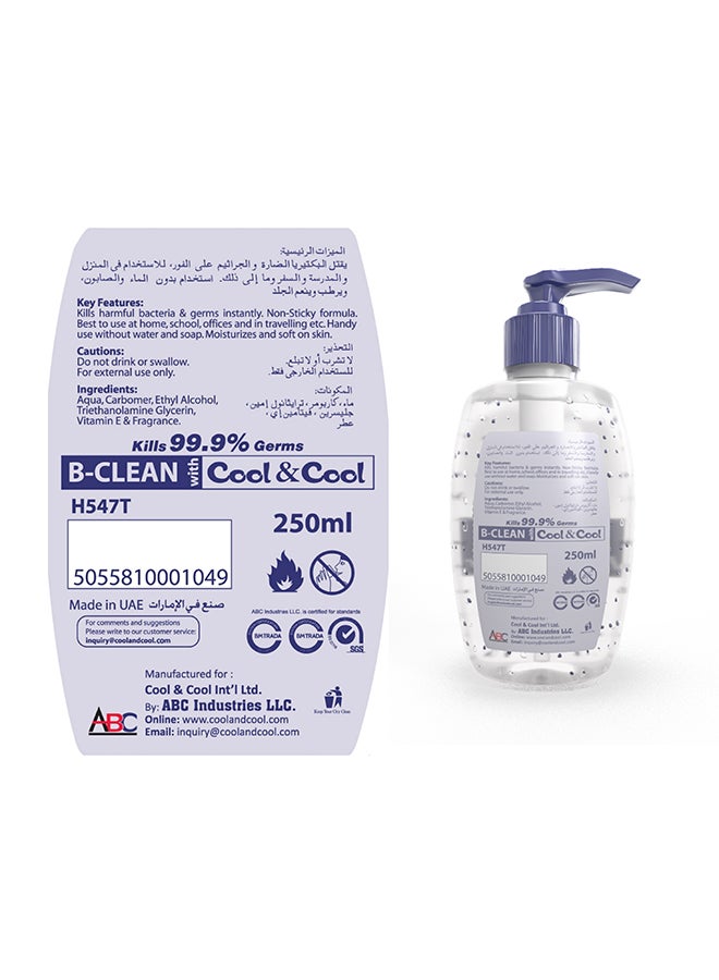 Cool & Cool Travelling Hand Sanitizer Gel - Image 3