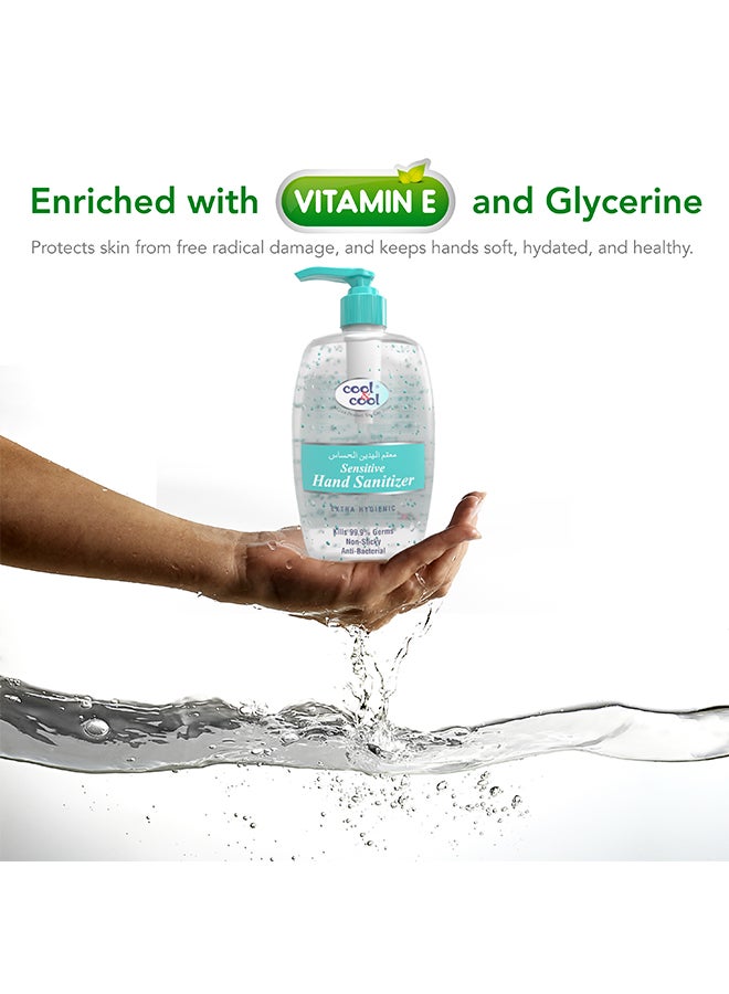 Cool & Cool - Sensitive Hand Sanitizer Gel 500ml - Image 1