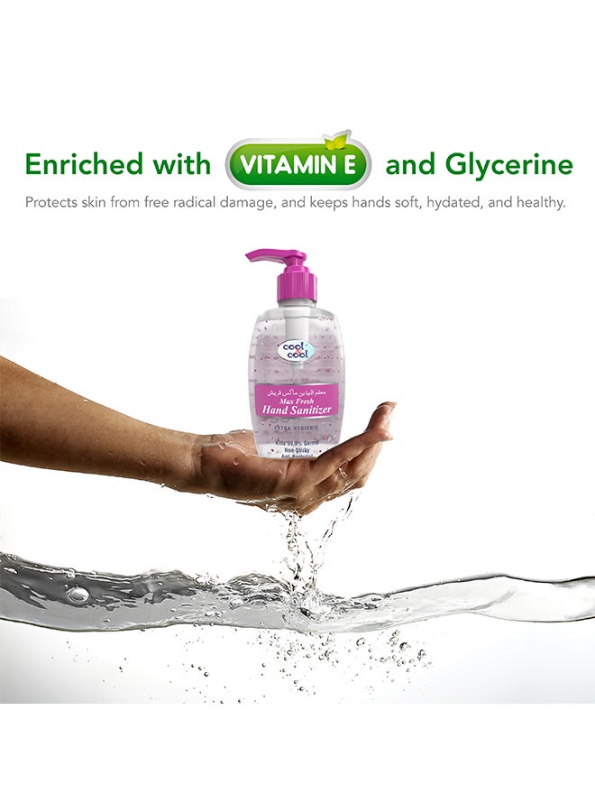 كول اند كول جل معقم لليدين ماكس فريش بسعة 250 مل شفاف - Image 4