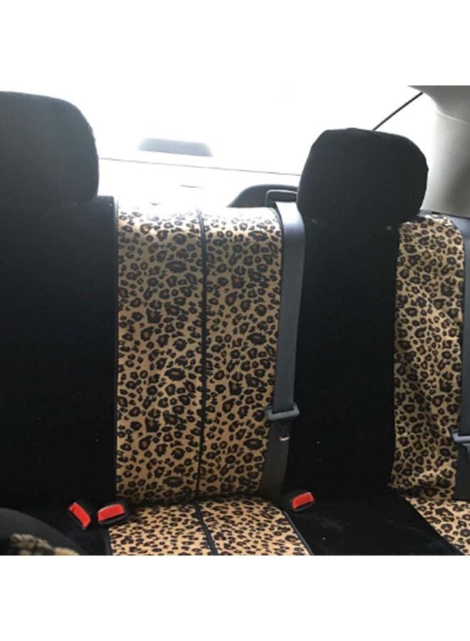 Leopard Printed Car Seat Cover Set - Image 2