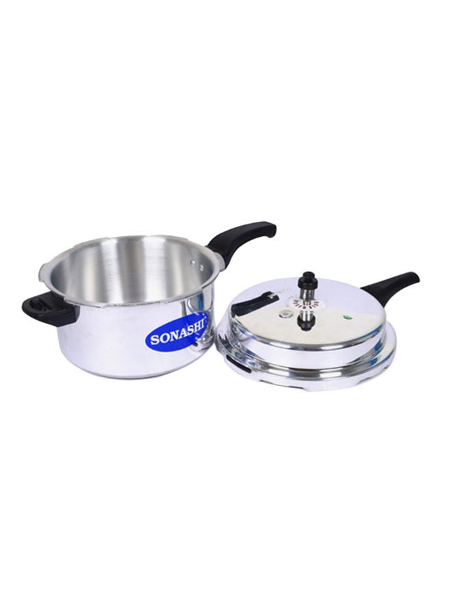 SONASHI Anti Spill 3L Pressure Cooker with Strong Aluminum Body  Extra Strong Lugs with Anti Spill Lid  Heavy Base  Can be used on Gas Stove And Induction Stove 3 Liters SPC-230 3Liters  - Image 5