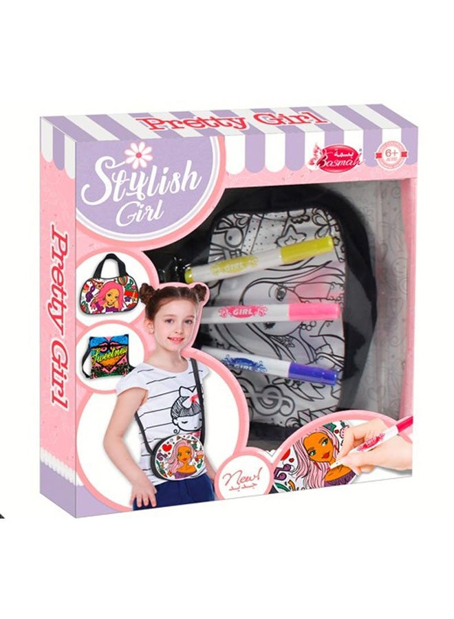 Basmah DIY Colour Drawing Bag Multicolour - Image 1
