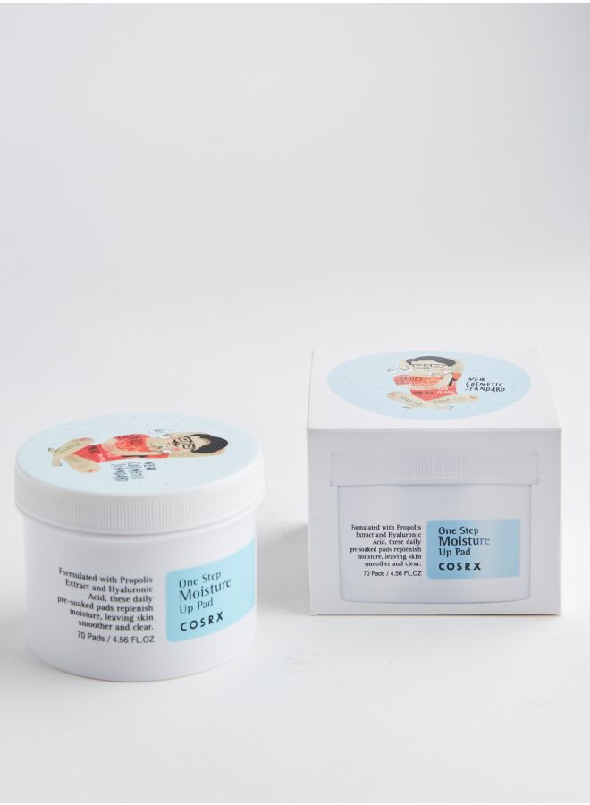 وسادات قطنية مرطبة بخطوة واحدة مكونة من 70 قطعة 135ملليلتر - Image 2