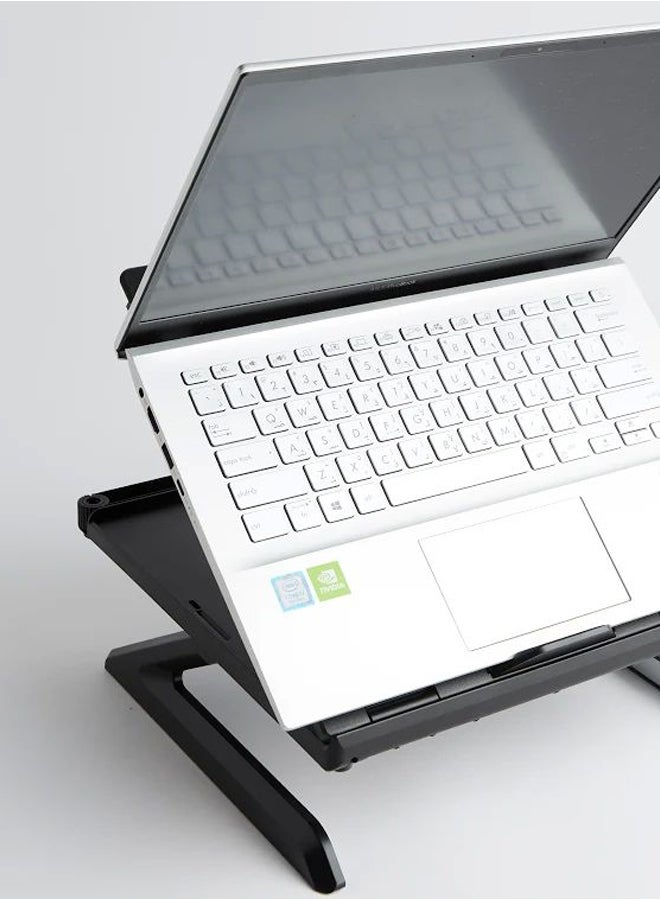 ترونسمارت حامل لابتوب D07 قابل للطي أسود - Image 3
