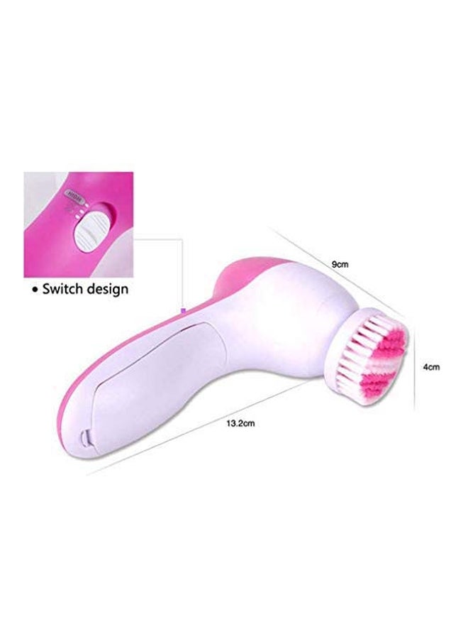 adbeni 5-In-1 Facial Massager Pink/White/Cream - Image 3