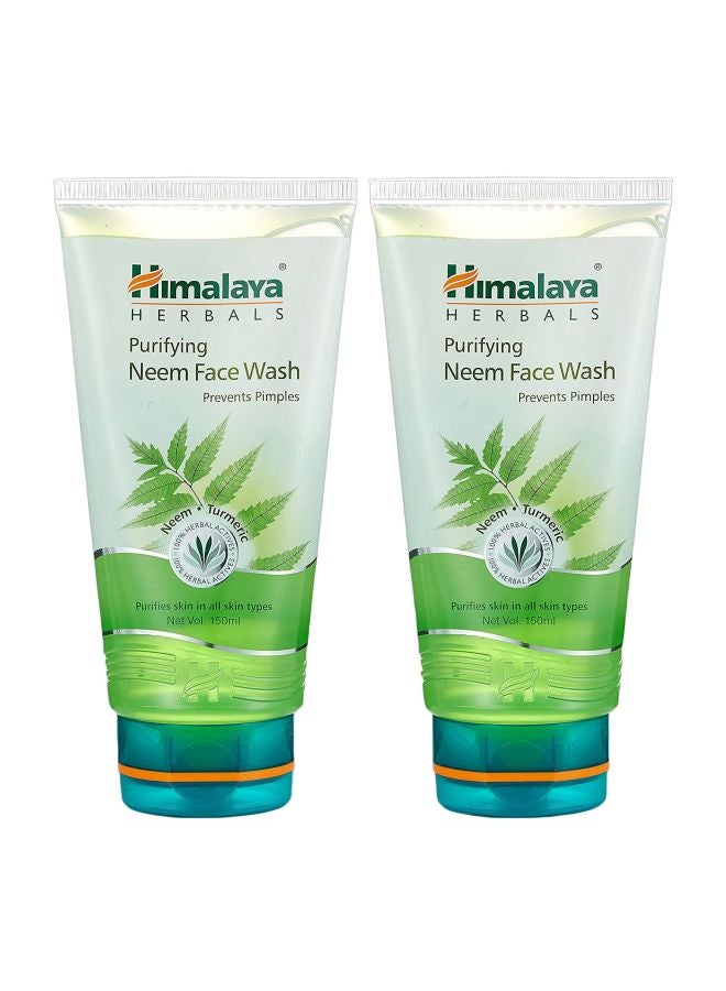 Himalaya Pack Of 2 Purifying Neem Face Wash 150 ml