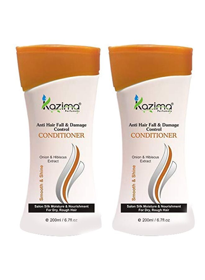 كازيما مجموعة بلسم مضاد لتساقط الشعر والتحكم في التلف مكونة من قطعتين 2x200ملليلتر - Image 1