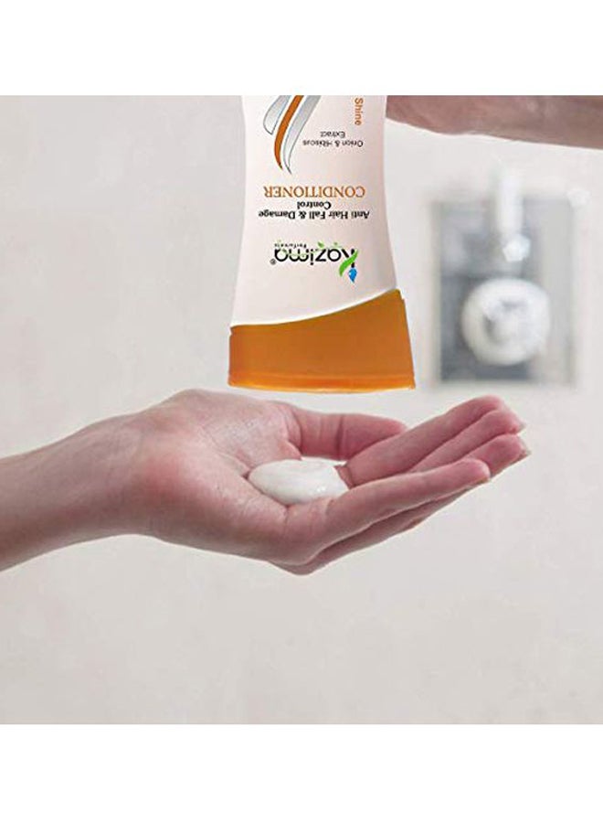 كازيما مجموعة بلسم مضاد لتساقط الشعر والتحكم في التلف مكونة من قطعتين 2x200ملليلتر - Image 3