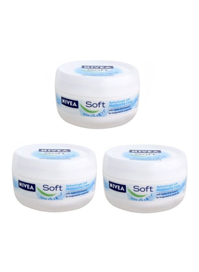 Nivea 3-Piece Soft Light Moisturising Cream Set 300ml - Image 1
