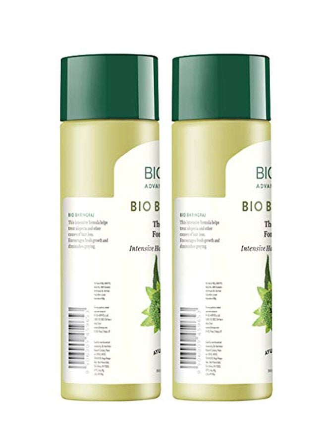 Biotique Pack Of 2 Bio Bhringraj Therapeutic Hair Oil 2x 120ml  - Image 2