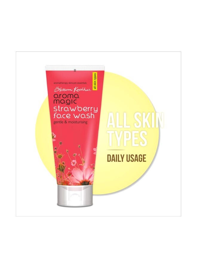 Aroma Magic Strawberry Face Wash 100ml - Image 3