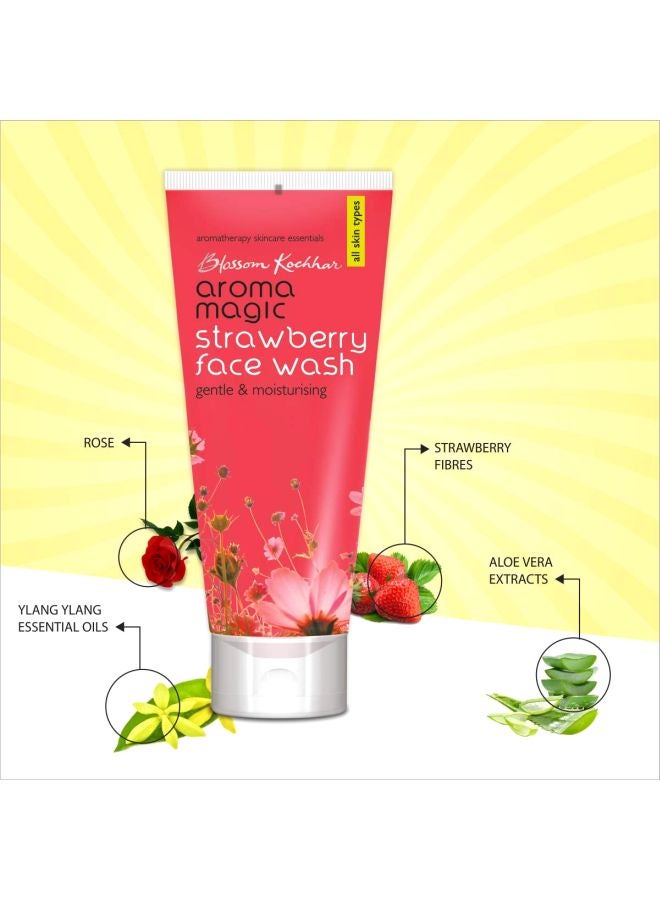 Aroma Magic Strawberry Face Wash 100ml - Image 4