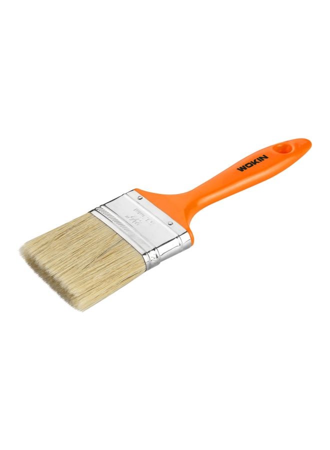 WOKIN Flat Paint Brush Orange/Beige/Silver 1.5inch Orange/Beige/Silver 1.5inch