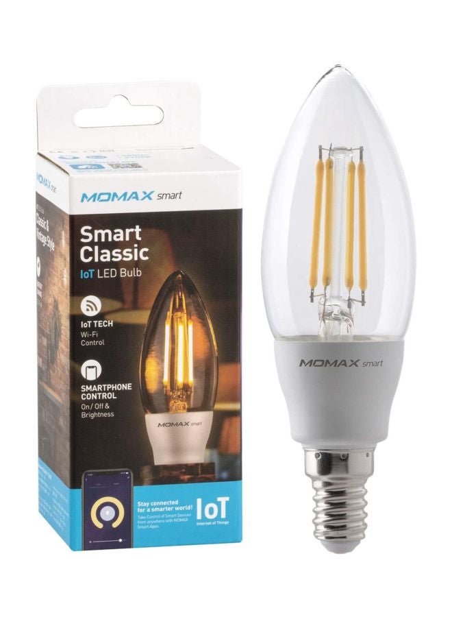 Momax Smart Classic IoT LED Bulb White 118mm - Image 1