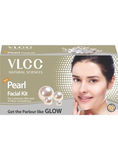 VLCC Pearl Facial Kit Comfrey Cleanser Toner 10, Pearl Gel 10, Pearl Powder 10, Pearl Cream 10, Pearl Pack 10, Moisturizing Gel 10grams  - Image 3