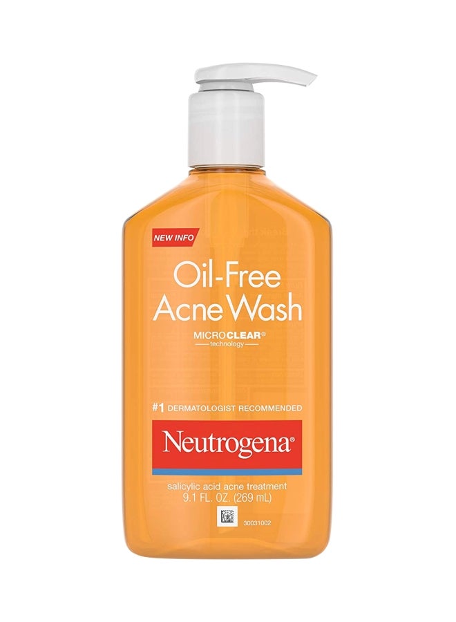 Neutrogena Oil-Free Acne Face Wash 9.1Fluid Ounce  - Image 1