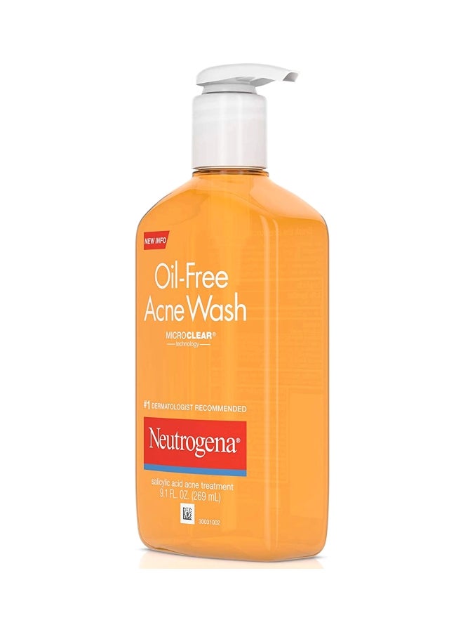 Neutrogena - Oil-Free Acne Face Wash 9.1Fluid Ounce - Image 1