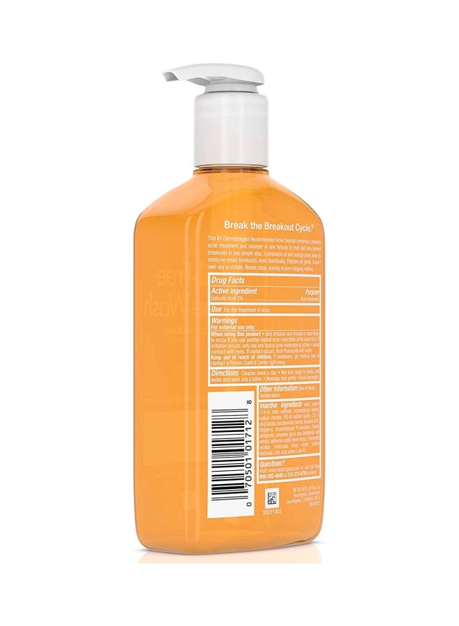 Neutrogena - Oil-Free Acne Face Wash 9.1Fluid Ounce - Image 1