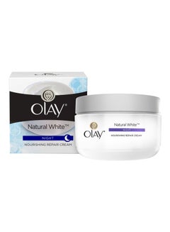Olay Natural White Fairness Night Nourishing Repair Cream Natural White 50grams  - Image 1
