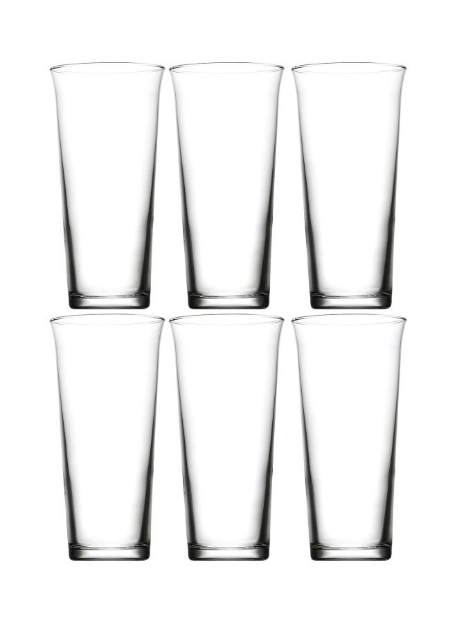 باساباتشي مجموعة أكواب تروي مكونة من 6 قطع شفاف 6x 290ملليلتر - Image 1