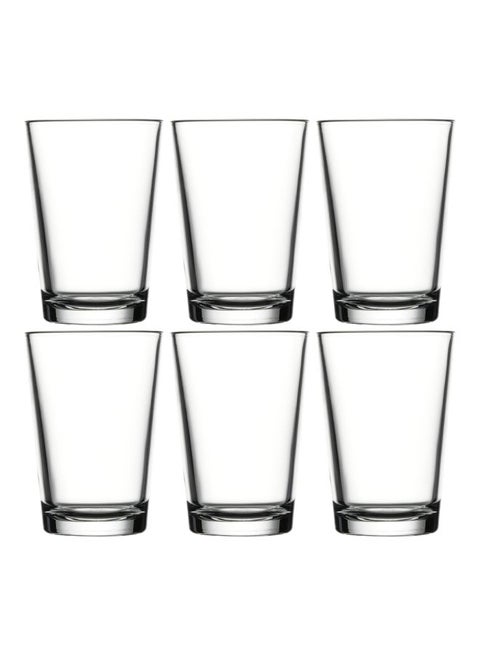 6-Piece Alanya Tumbler Set Clear 6x 205ml
