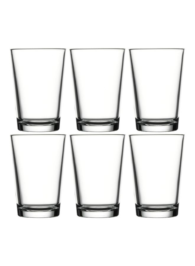 6-Piece Alanya Tumbler Set Clear 6x 205ml