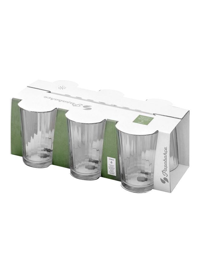 باساباتشي مجموعة أكواب لينيا من 6 قطع شفاف 6x 205ملليلتر - Image 2