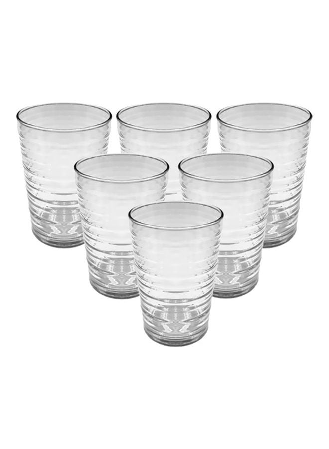 باساباتشي طقم أكواب دورو من 6 قطع شفاف 6x 200ملليلتر - Image 1