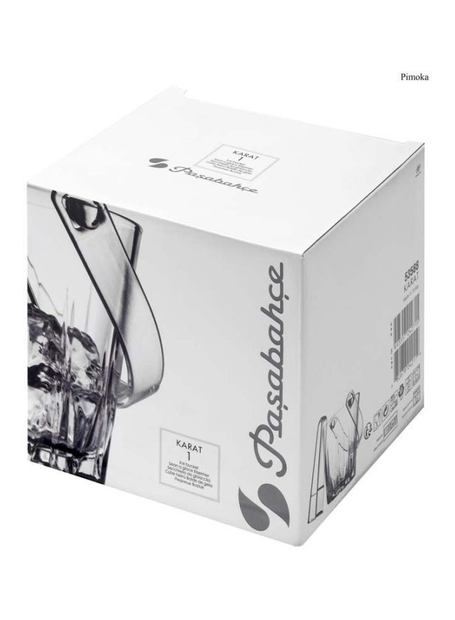 Pasabahce Karat Ice Bucket And Tong Clear 120ml  - Image 2