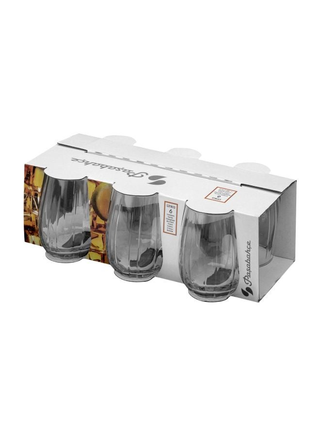 باساباتشي مجموعة أكواب لينكا من 6 قطع شفاف - Image 2