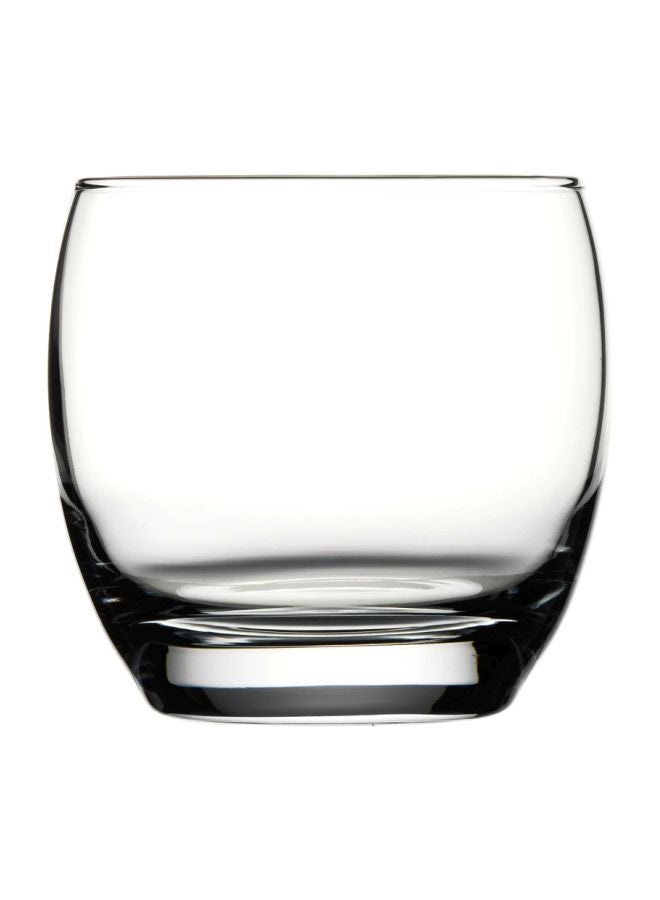 Pasabahce 6-Piece Barrel Tumbler Set, 340cc Clear 