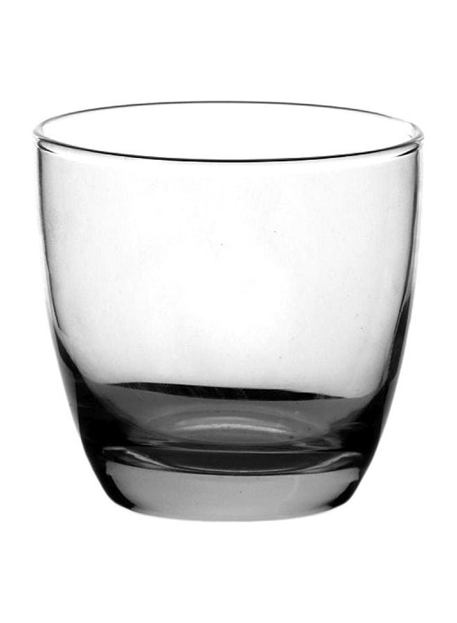 باساباتشي مجموعة من 6 أكواب ليريك، سعة 370 سم مكعب شفاف