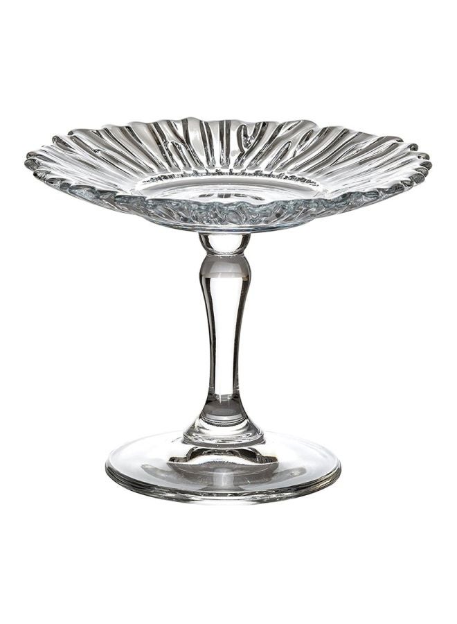 باساباتشي طبق صغير الحجم لتقديم الحلويات شفاف 12.6سم - Image 1