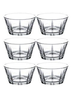 Pasabahce 6-Piece Royal Bowl Set, 230cc Clear  - Image 1
