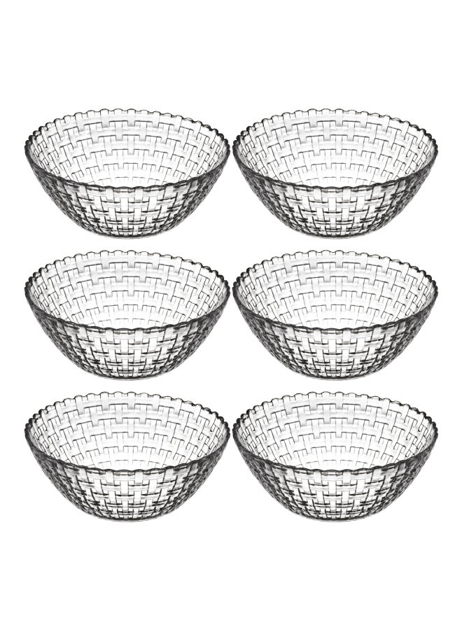 باساباتشي طقم سلطانيات هابيتات من 6 قطع، بحجم 400 سم مكعب شفاف - Image 1