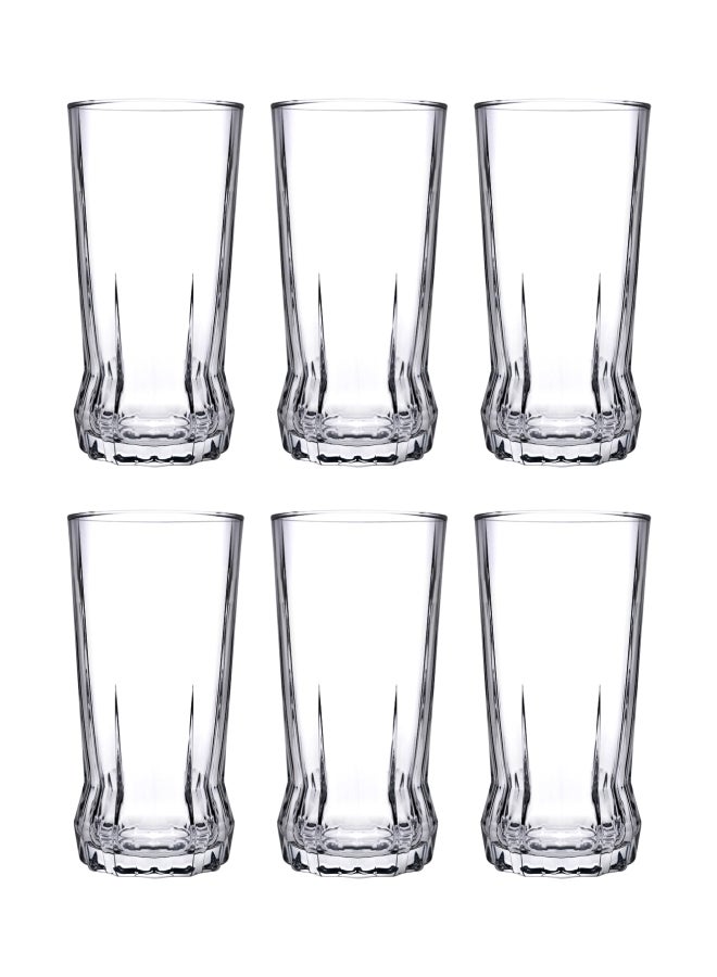 باساباتشي طقم أكواب جايا - 6 قطع شفاف 285ملليلتر