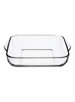 Borcam Square Glass Tray Clear 3.2Liters 