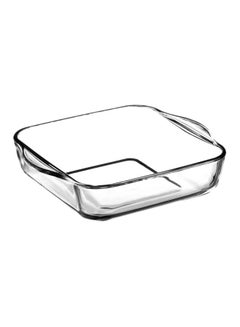 Borcam Square Glass Tray Clear 1.95Liters  - Image 1