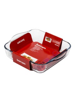 Borcam Square Glass Tray Clear 1.95Liters  - Image 2