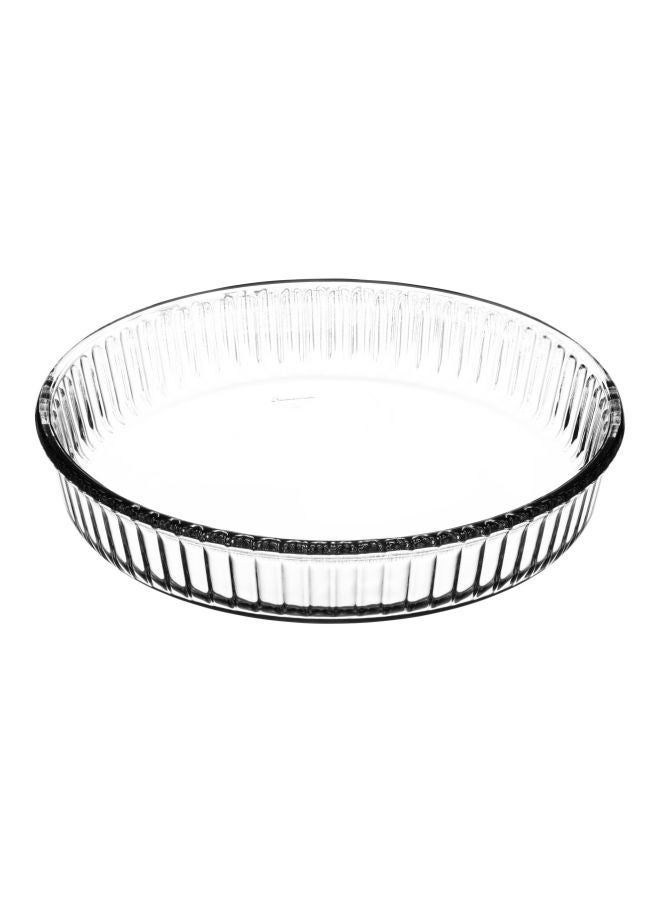 Borcam Round Glass Tray Clear 1.72Liters - Image 1