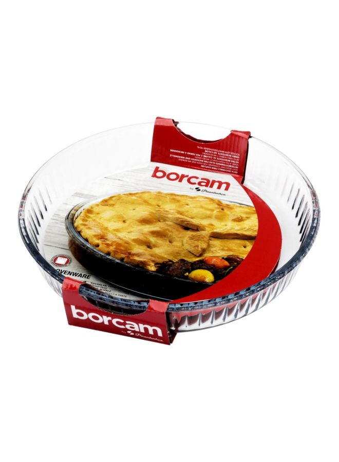 Borcam Round Glass Tray Clear 1.72Liters - Image 2