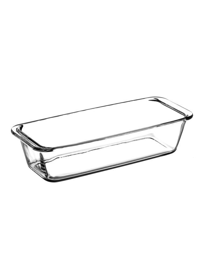 Borcam Rectangular Cake Dish Clear 1.63Liters - Image 1