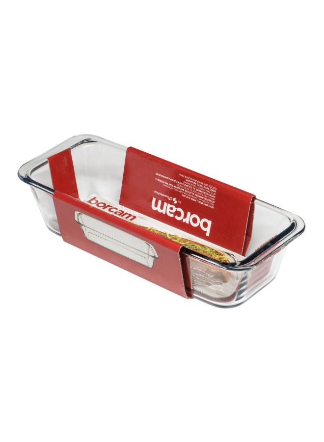 Borcam Rectangular Cake Dish Clear 1.63Liters - Image 2