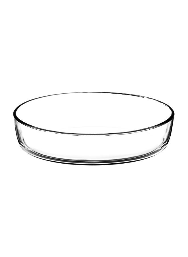 Borcam Oval Glass Tray Clear 1550ml