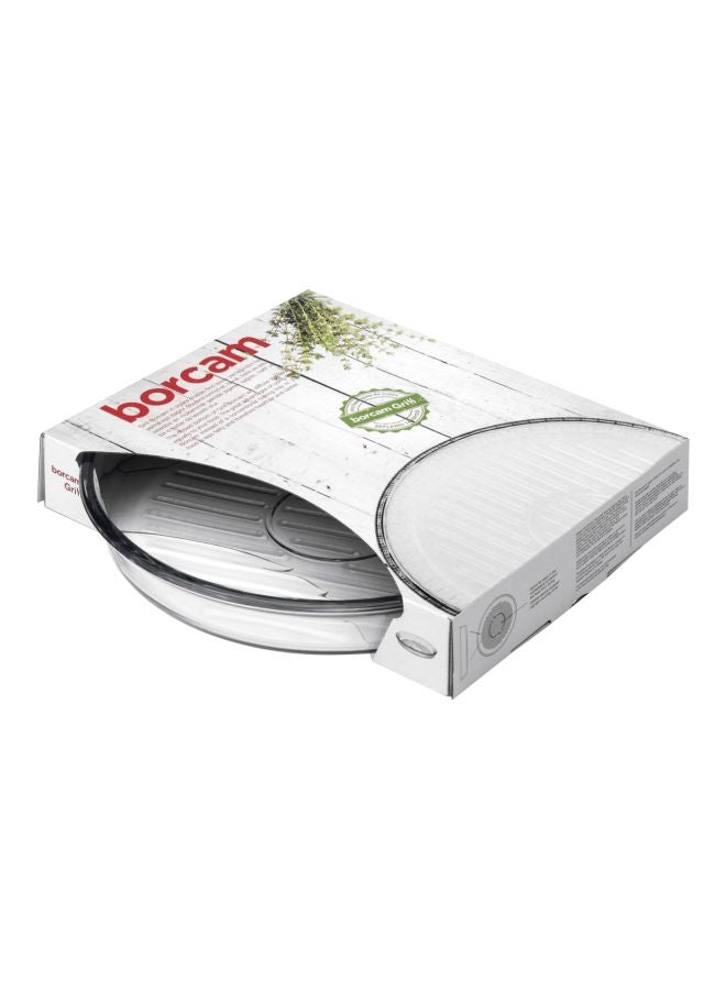 Borcam Round Glass Tray Clear 1.72Liters - Image 2