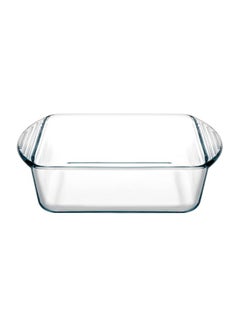Borcam Square Glass Tray Clear 1040ml 