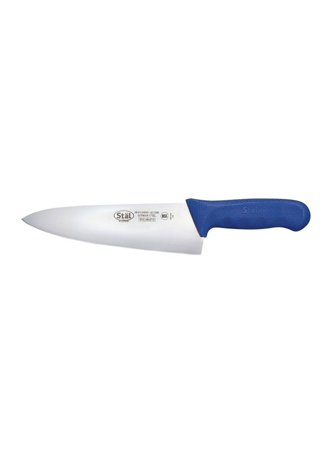 Winco Stainless Steel Chef's Knife Silver/Blue 8inch 
