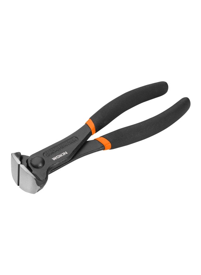 WOKIN End Cutting Pincer Black/Silver/Orange 7inch 